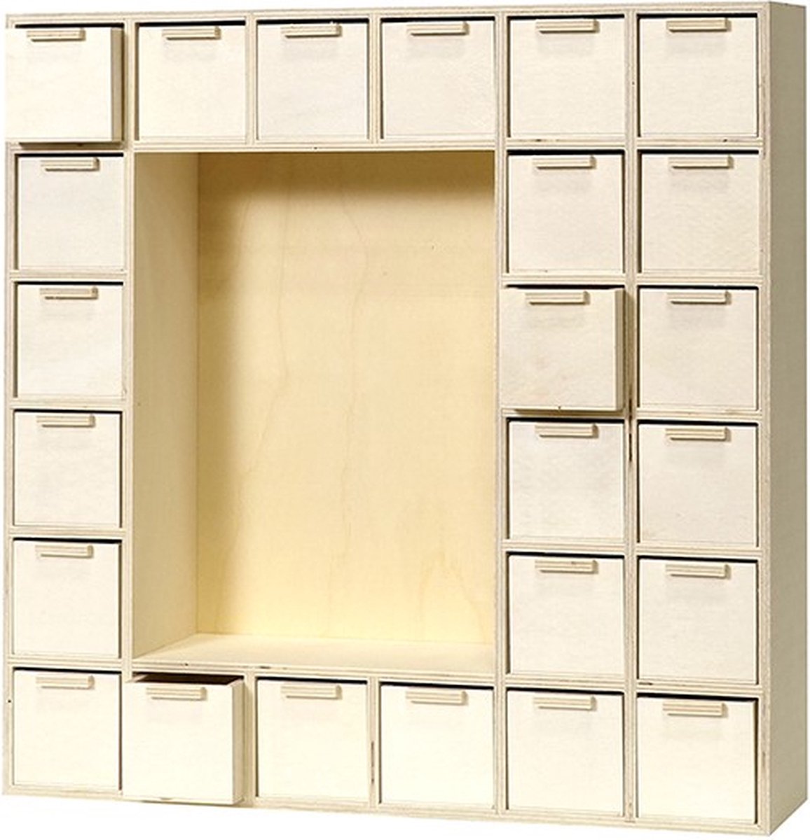 Artemio Adventskalender nis 34x34x8 cm