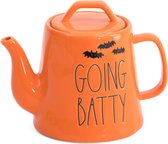 Rae Dunn - Going Batty - théière - théière Halloween - vaisselle halloween - décoration halloween - automne