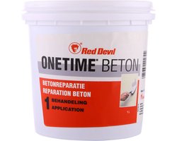 Red Devil Beton reparatie - OneTime - Krimpvrij - Goed vulvermogen - Gebruiksklaar - 4 Liter