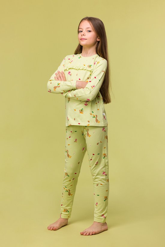 Woody - Filles- Pyjama femme, imprimé canard vert clair - 12 ans