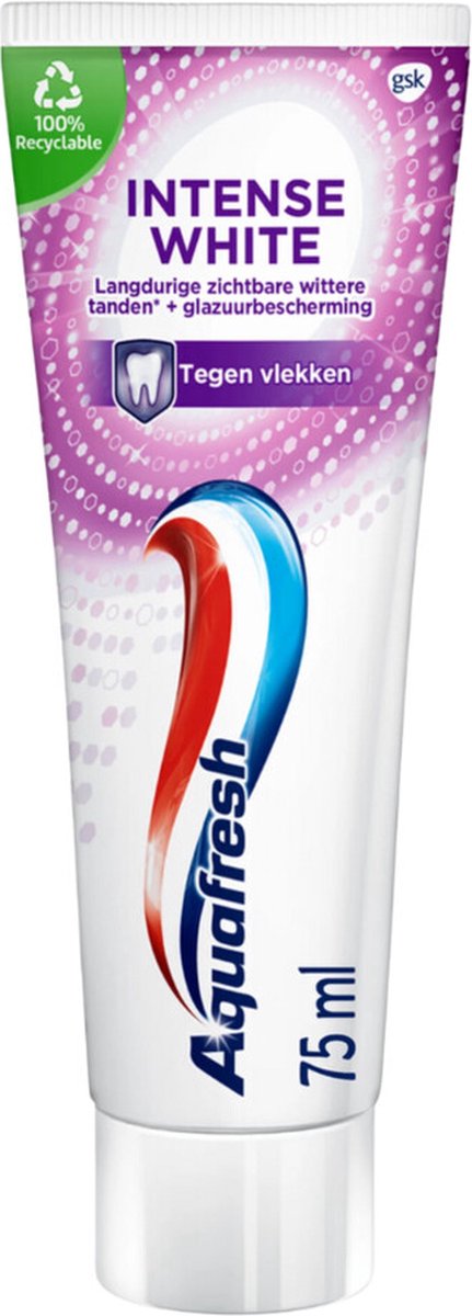 Goedkoopste 3x Aquafresh Tandpasta Intense White 75 ml