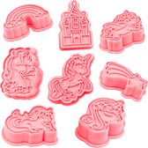 Faburo Koekjessnijders Pasen koekjesvormen set drukvorm roestvrij staal bakvorm verschillende vormen voor het bakken van koekjes cake ( uitsteekvormen voor Pasen