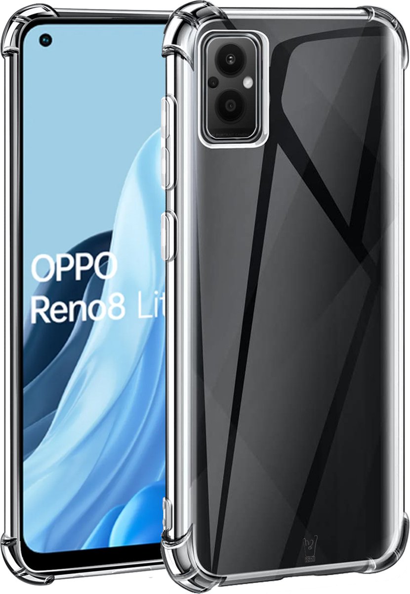 Hoesje geschikt voor Oppo Reno 8 Lite / 7 Lite - Shockproof Transparant Back Cover Case