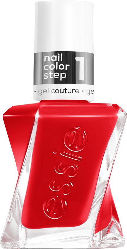 Essie Gel Couture nagellak flesje in helder rood.
