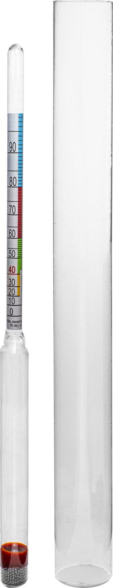 Puurmaken Alcoholmeter inclusief plastic reageerbuisje