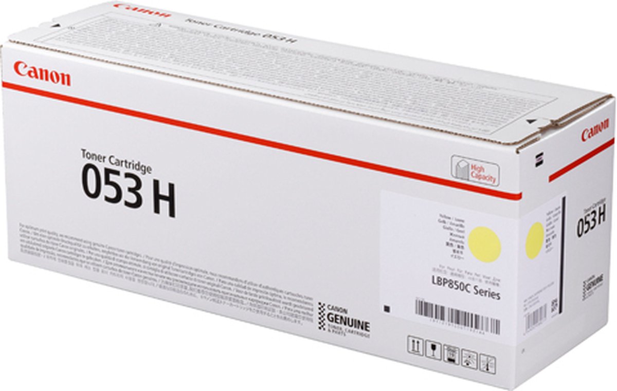 Canon 053H tonercartridge 1 stuk(s) Origineel Geel