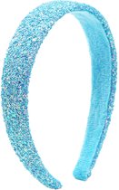 Glitter Haarband / Diadeem - Blauw / Blue | Polyester / Plastic | Fashion Favorite
