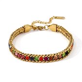 RVS armband-staal 4557