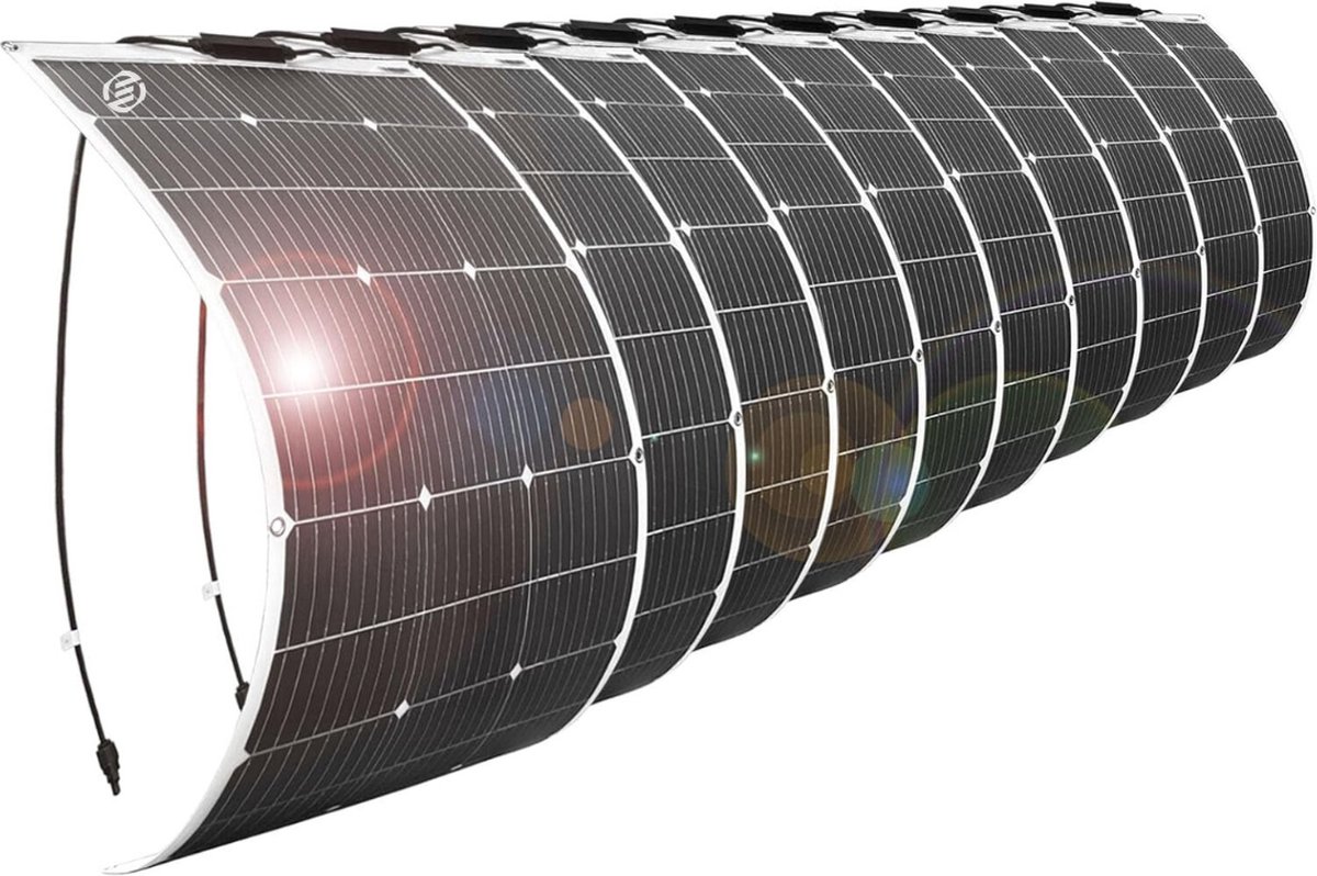 Equivera Zonnepanelen met Stekker - Zonnepanelen Compleet Pakket - Plug & Play - Doe het Zelf Zonnepanelen - voor Thuis, Camper, Camping