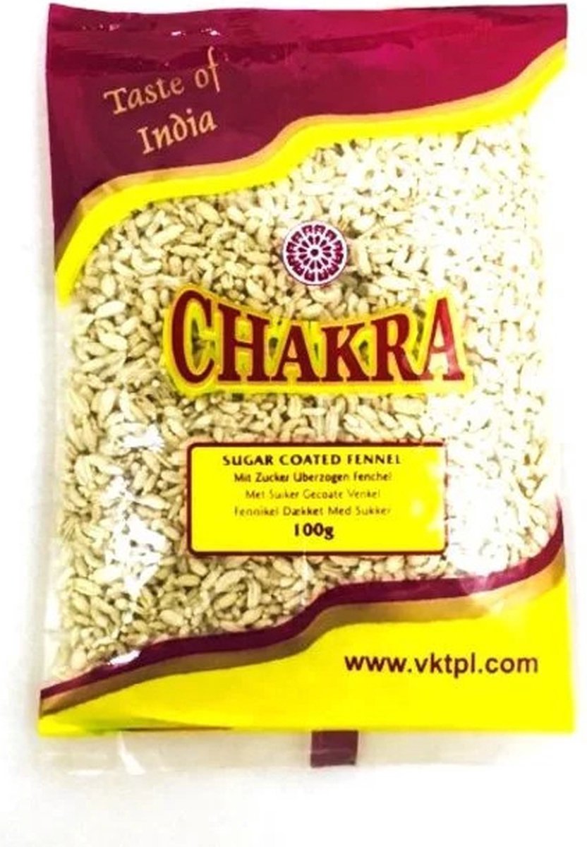 Goedkoopste Chakra - Suikergecoate Venkel - 3x 100 g