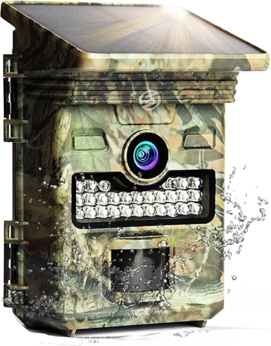 Equivera Wildcamera voor Buiten - Wildcamera met Nachtzicht - WiFi - Hoge Resolutie - Waterdicht - Wild Camera - Premium