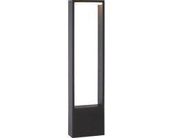 Lucide GOA - Sokkellamp - LED - 1 × 10W 3000K - IP54 - Antraciet