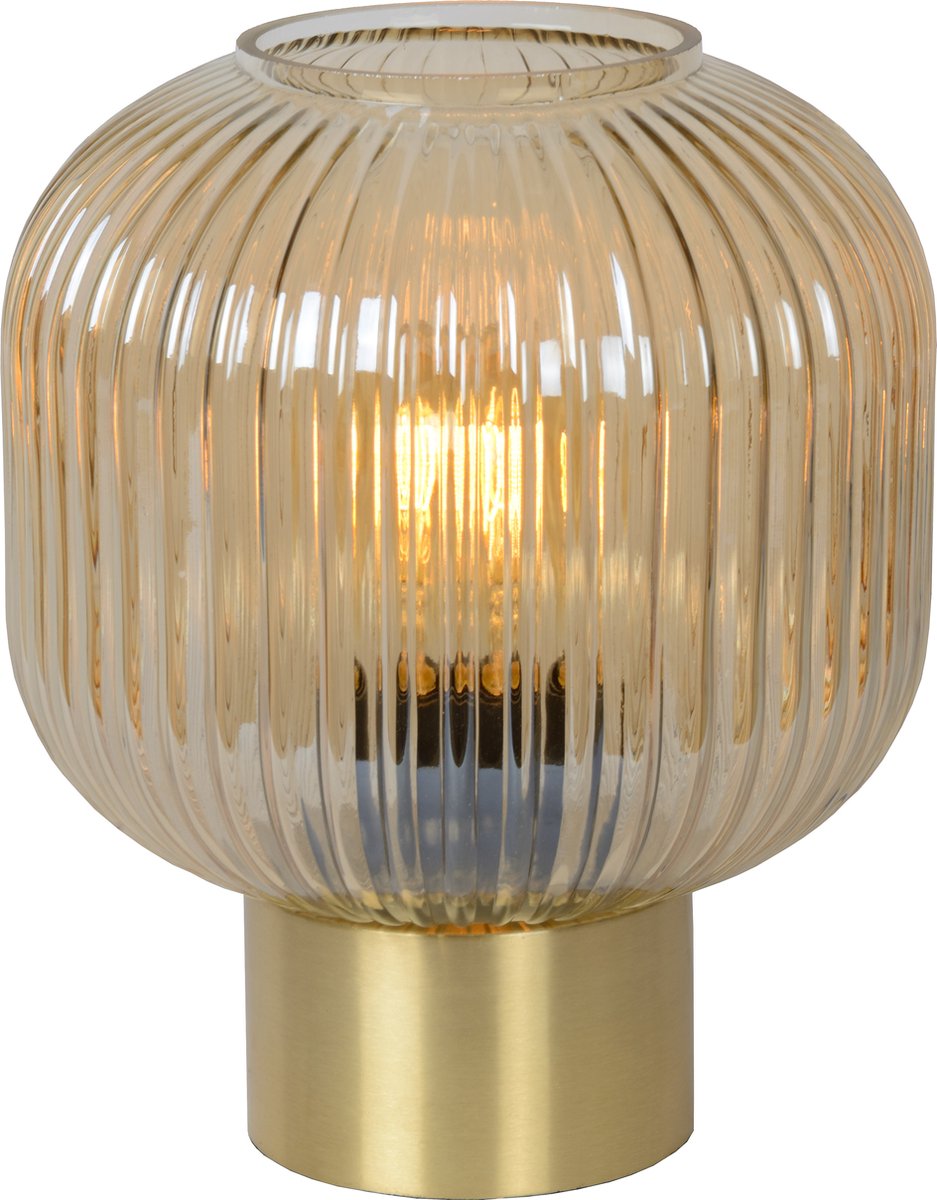 Lucide MALOTO Tafellamp - Ø 20 cm - 1xE27 - Amber