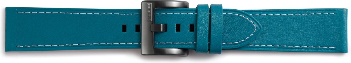 Samsung Leren bandje - Samsung Gear Sport - blauw