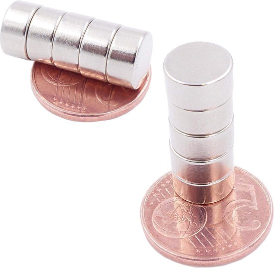 Brudazon | 100 Mini Schijfmagneten 8x2mm | N52 sterkste