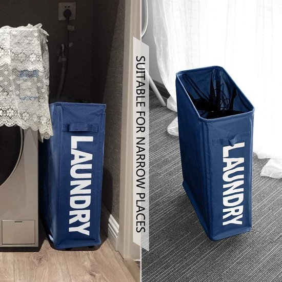 efluky Wasmand met deksel, 100 liter hoge