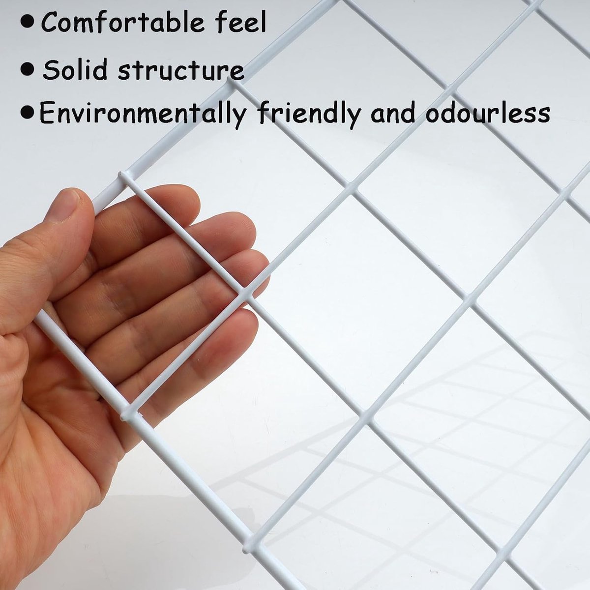 Wall Mesh, White (45 x 65 cm), 2 Pieces, Wall Decoration, Aesthetic Decoration, Multifunctional Grid Wall, DIY Iron Grid for Photo Wall Decoration, Decoration for Attaching Photos, Postcards, Notes Wall Mesh, White (45 x 65 cm), 2 Pieces, Wall Decoration, Aesthetic Decoration, Multifunctional Grid Wall, DIY Iron Grid for Photo Wall Decoration, Decoration for Attaching Photos, Postcards, Notes