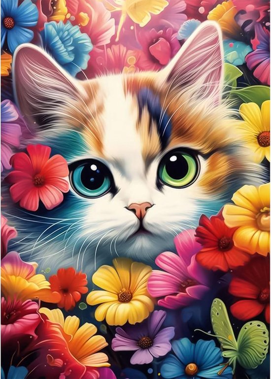 Rainbow Engel Diamond Painting Set, 5D DIY Diamond Painting Kit