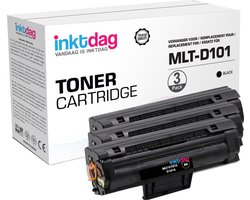 Inktdag huismerk Samsung MLT-D101S zwart toner cartridge ( 3 stuk)