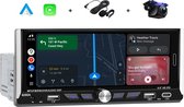 Bol.com Boscer® Autoradio 1Din Universeel - Android 13 - Apple Carplay & Android Auto (Draadloos) - 69 Inch HD Touchscreen - 2+6... aanbieding