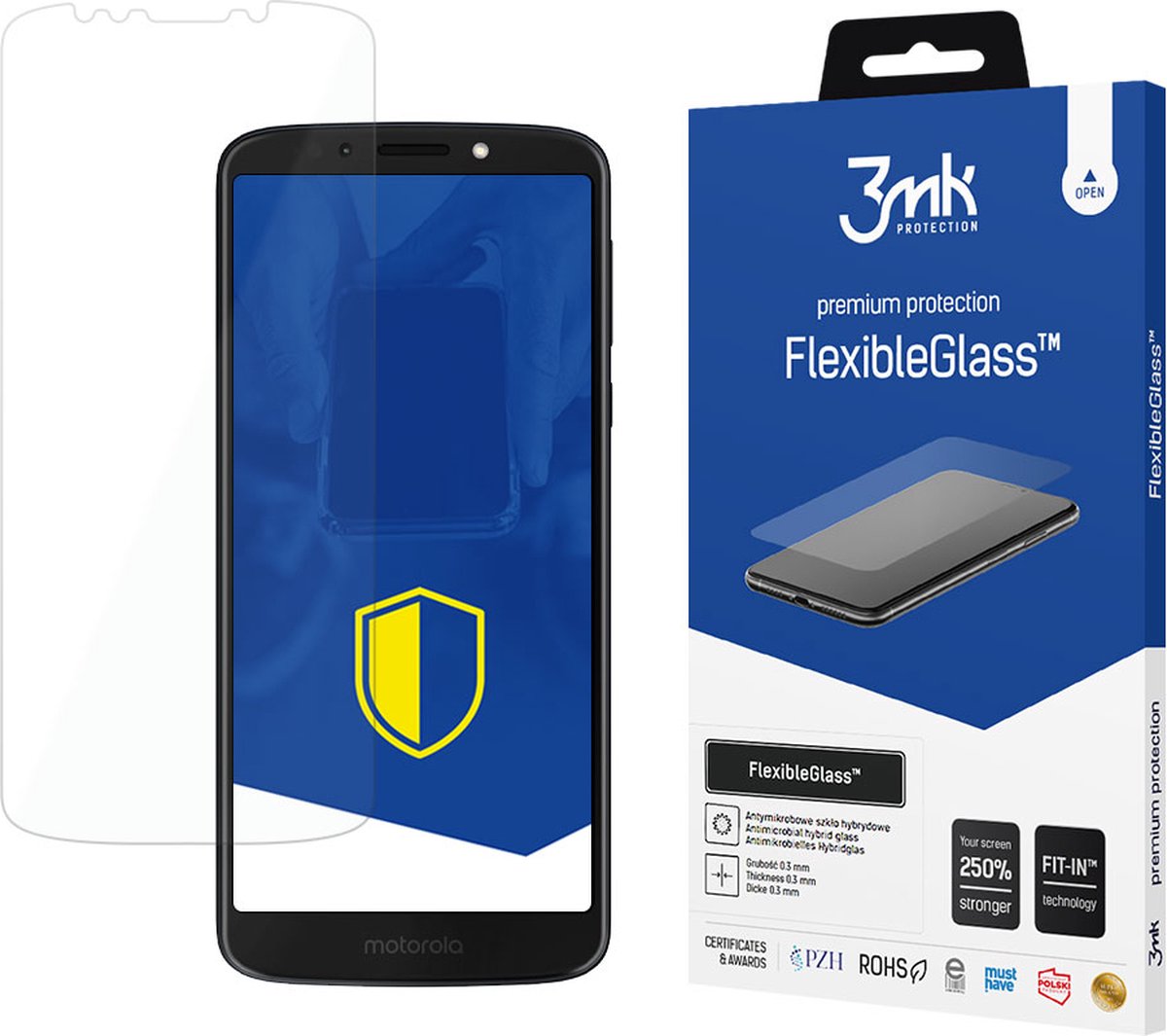 Motorola Moto G6 Play - 3mk FlexibleGlass