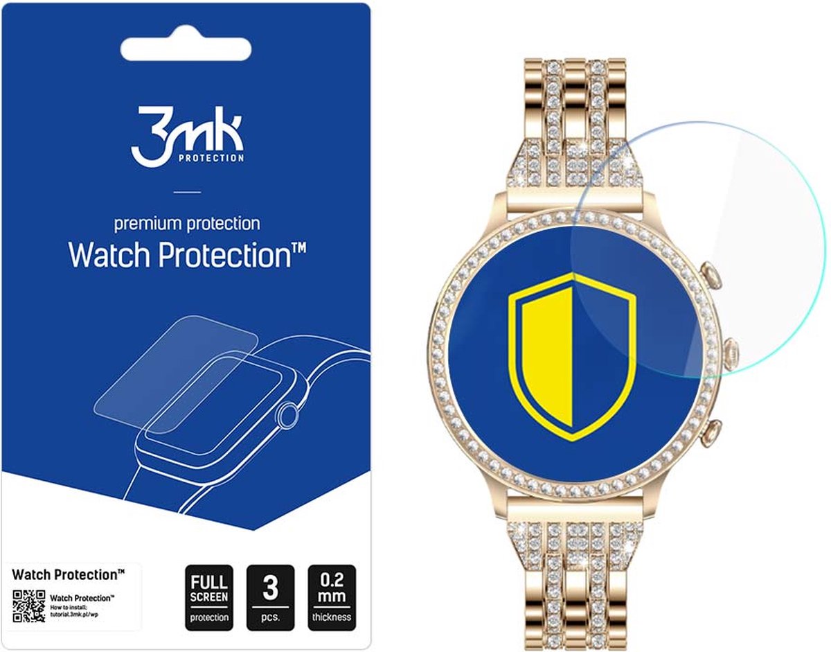 Manta Diamond Lusso Gold SWD01GD - 3mk Watch Protection v. FlexibleGlass Lite