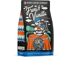 Bones Coffee - French Vanilla - ground coffee - gemalen koffie - vanille koffie - halloween - koffie cadeau
