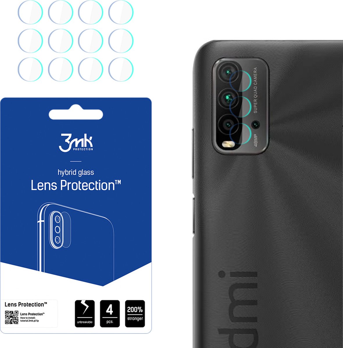 Xiaomi Redmi 9T - 3mk Lens Protection
