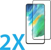 Verre complet Convient pour : Samsung Galaxy S21 - Protecteur d'écran complet 2x - Protecteur d'écran - Verre complet - Protection - Verre de protection - ZT Accessoires