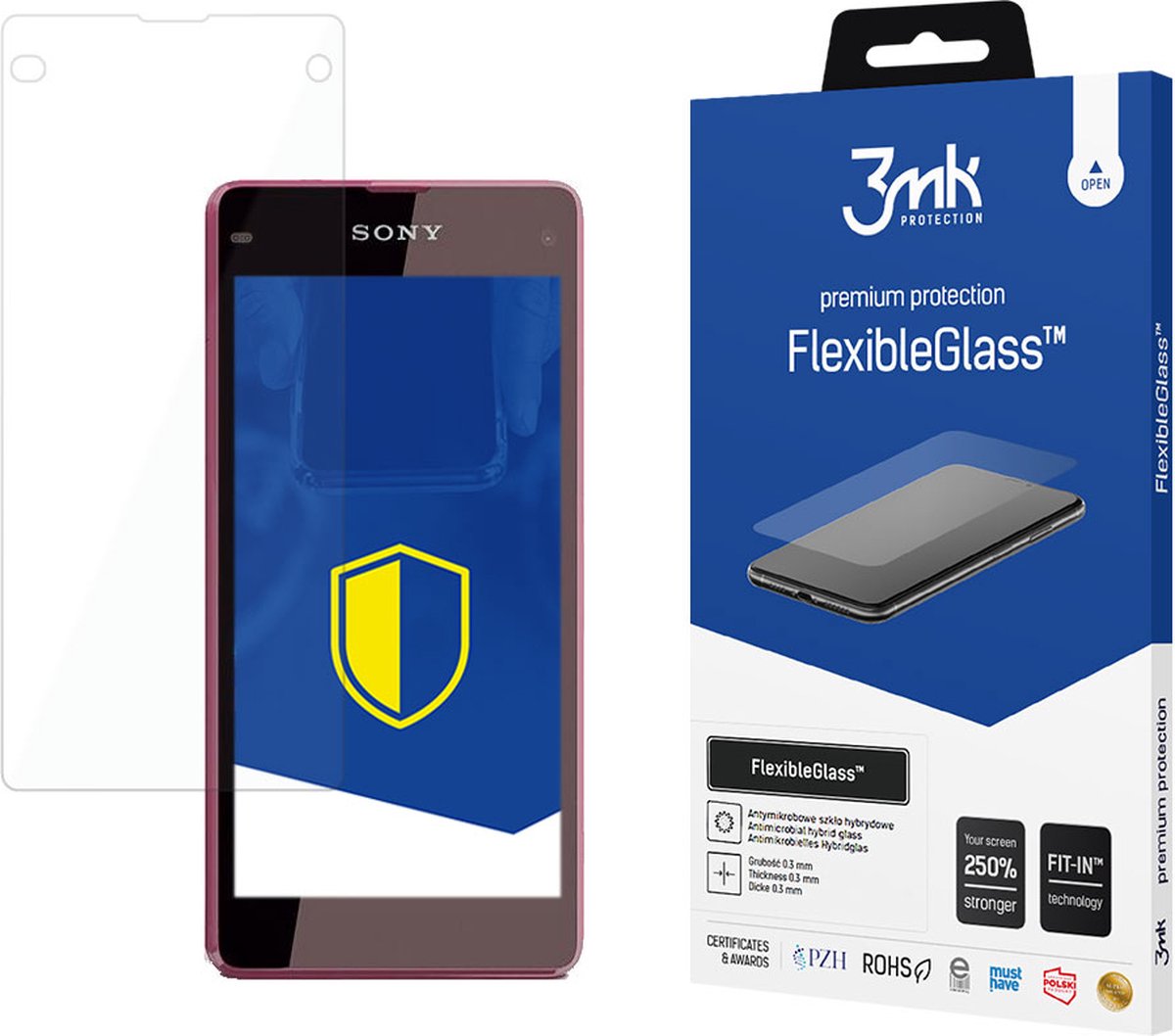 Sony Xperia Z1 Compact - 3mk FlexibleGlass