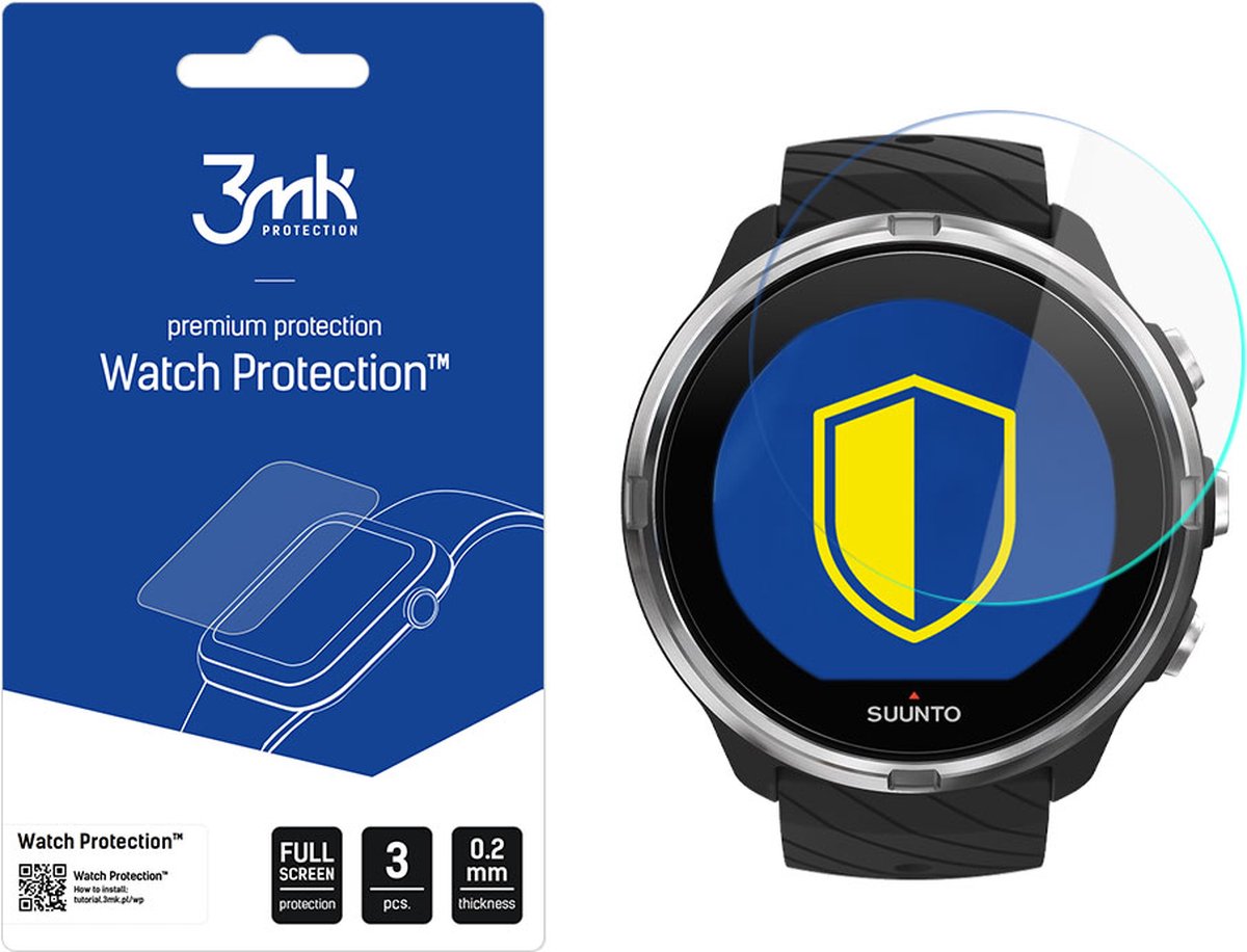 Suunto 9 OW183 - 3mk Watch Protection v. FlexibleGlass Lite
