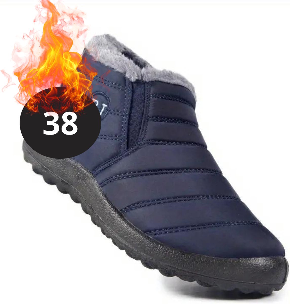 Bovista Snowboots Sneeuwschoenen Sneeuwboots Dames Wintersport Ski Skischoenen – 38 Laag Blauw