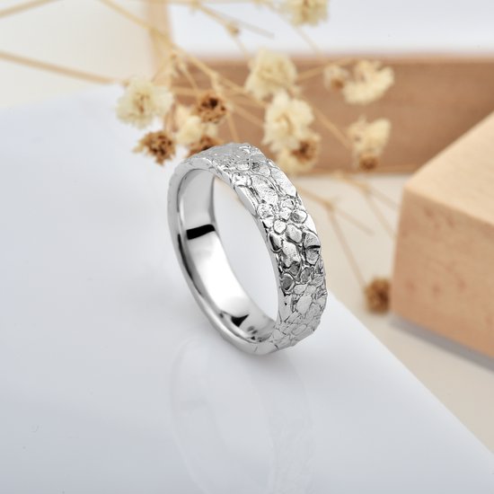 Stylish Sterling Silver Ring Solid 925 Sun Handmade - Foto 10