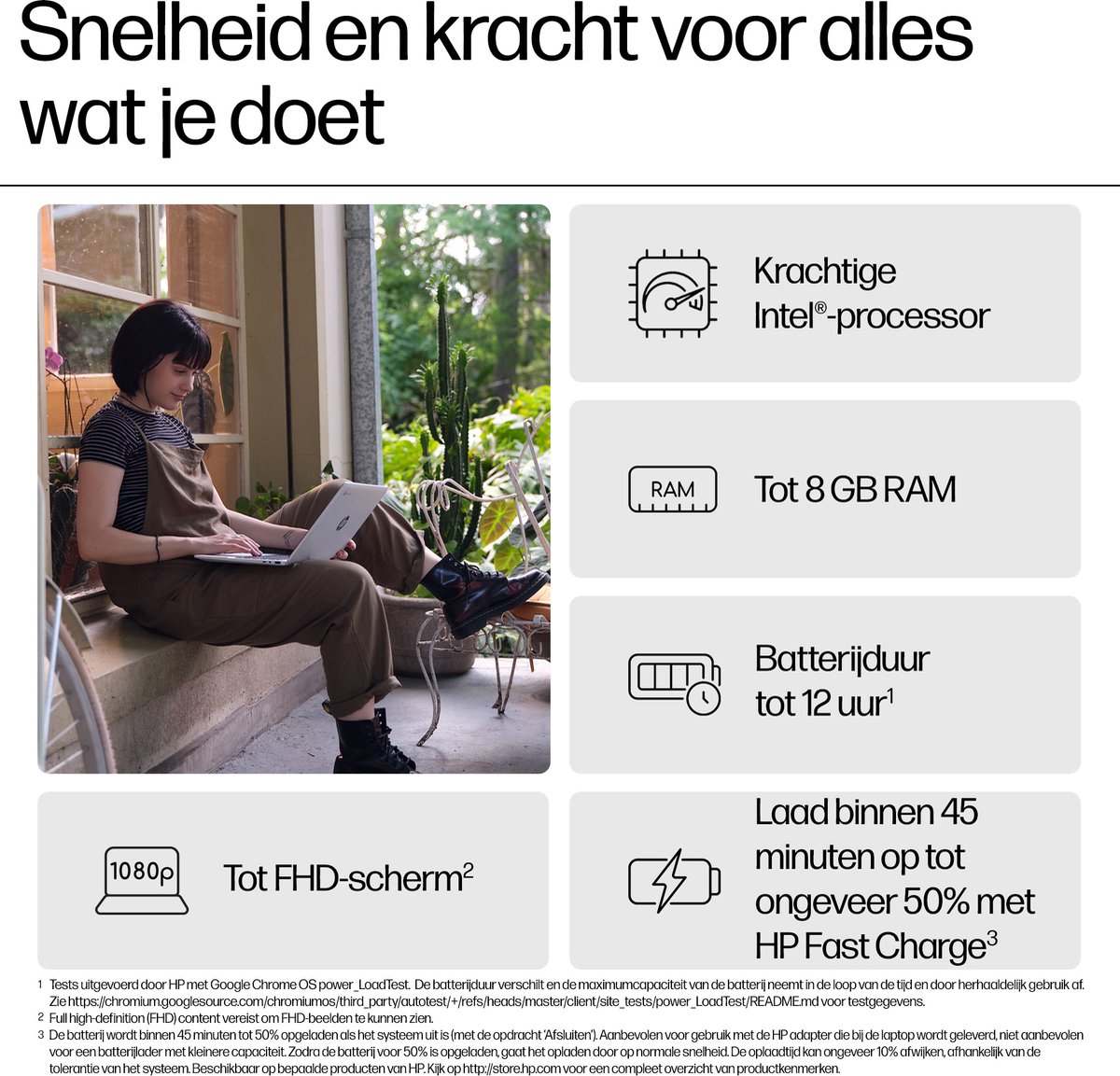 HP Chromebook x360 14b: Intel i3, touchscreen, 256GB - €559 thumbnail 3