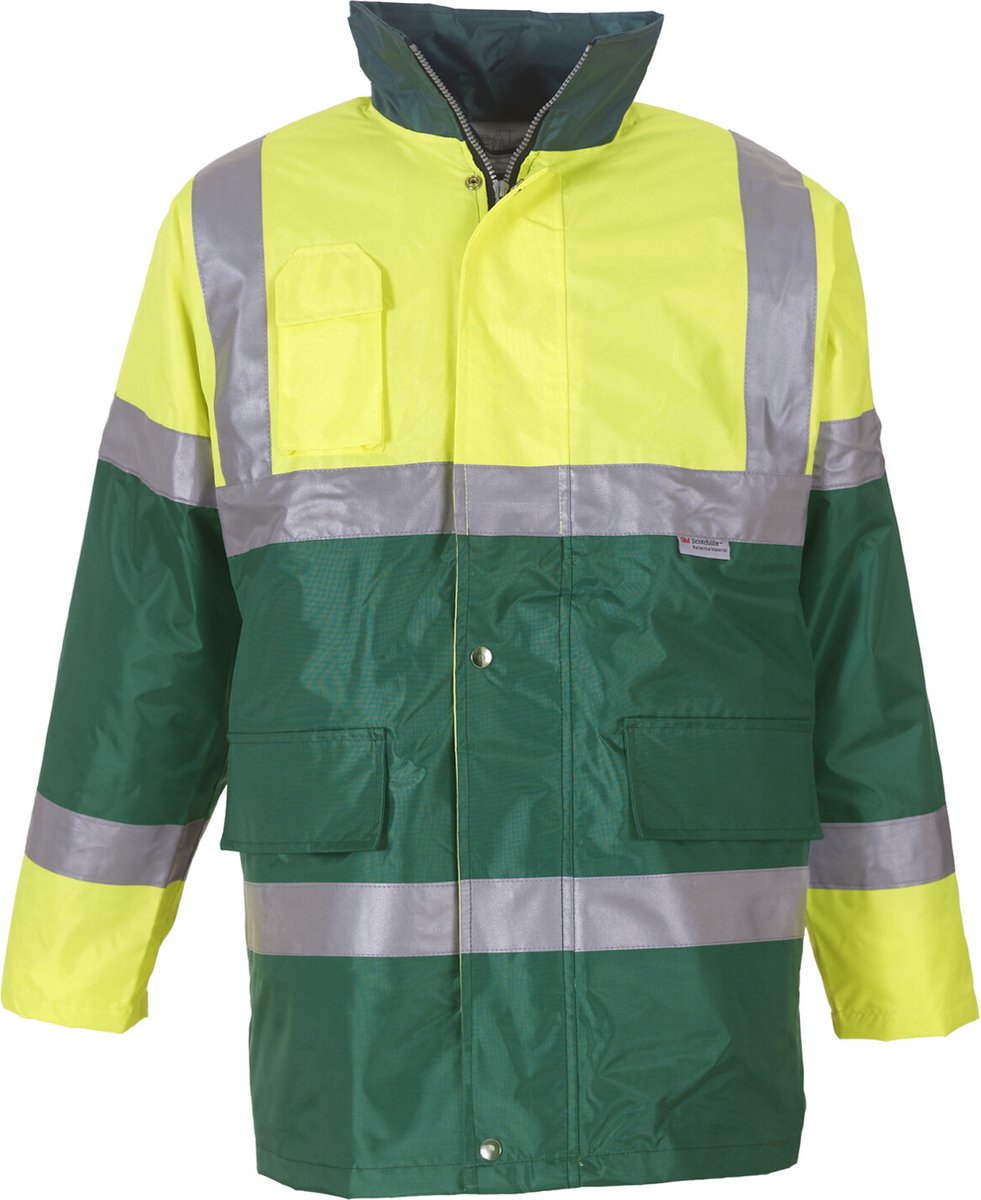 Yoko Contrasterend signalisatiejasje YHVP303 Hi Vis Groen