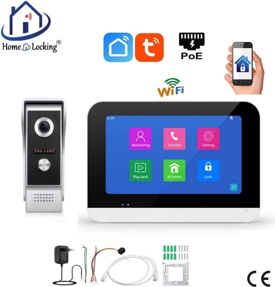 Smart T-2301 Videofoon met Touchscreen - Smart - €219,30