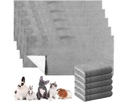 Waterdichte cavia-dekens - 10 stuks - wasbaar plaskussen - kleine dieren - huisdier deken - slaap beddengoed - matten absorberende - caviakooi voering - herbruikbare huisdier slaap mat pad cover