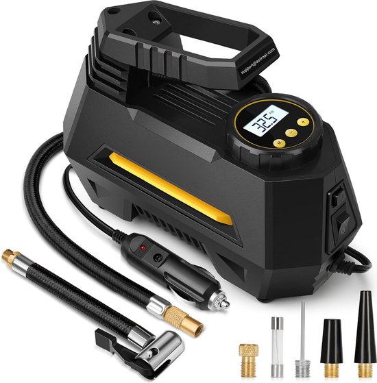 232000 ALCA Turbo Luchtcompressor 12V, 300 psi, 21 bar, draagbaar met sigarettenaanstekeraansluiting | prijs en ervaringen