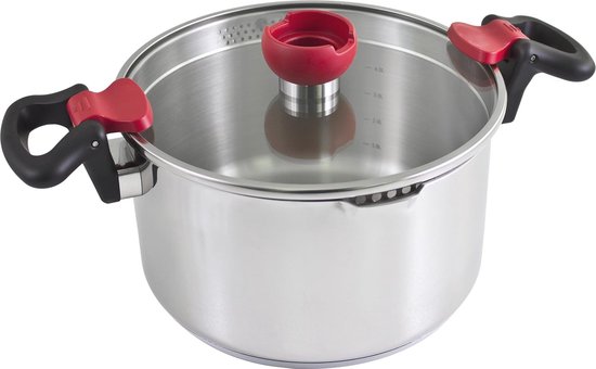 Kopf Inductie Kookpan Gigantos 30 cm – Roestvrijstalen Pan met Deksel, 15 Liter Inhoud, Geschikt voor Inductie en Alle Vuren, Ovenbestendig tot 240°C Kopf Inductie Kookpan Gigantos 30 cm – Roestvrijstalen Pan met Deksel, 15 Liter Inhoud, Geschikt voor Inductie en Alle Vuren, Ovenbestendig tot 240°C