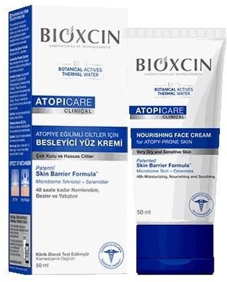 Goedkoopste Bioxcin - Gezichtscrème - Atopicare Klinische Voedende Gezichtscrème 50 ml - Gezichtsverzorging - Huidverzorging