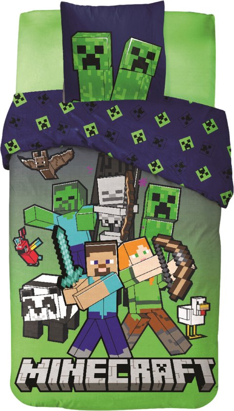 Housse de couette Minecraft - Équipe