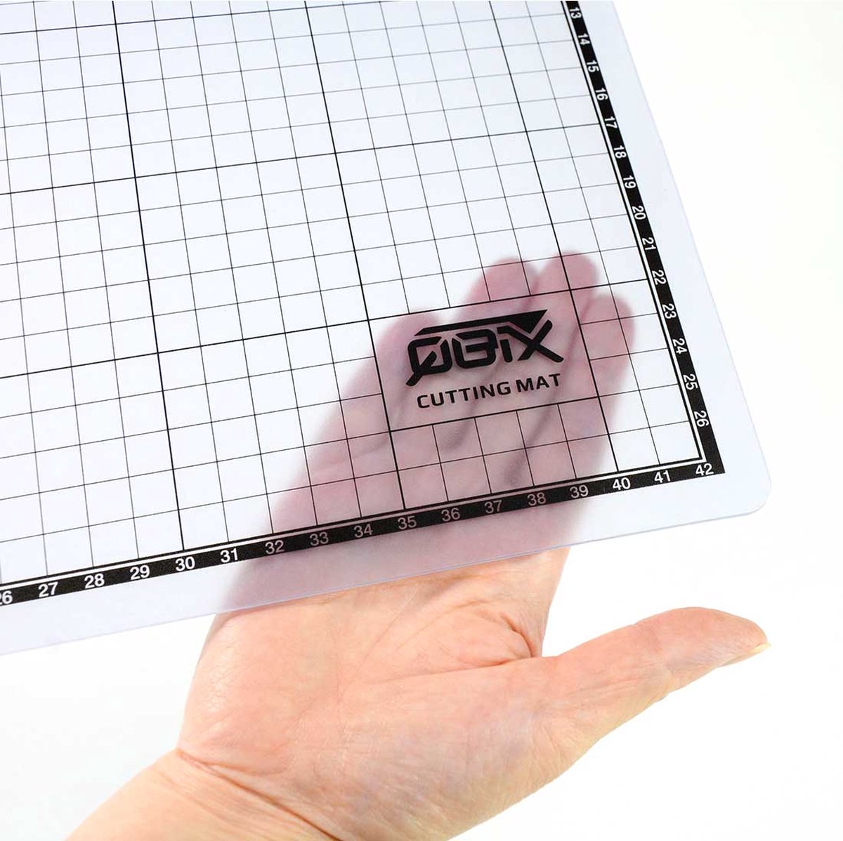 QBIX A3 Snijmat -Transparant - Antislip - Zelfherstellend - A3 formaat