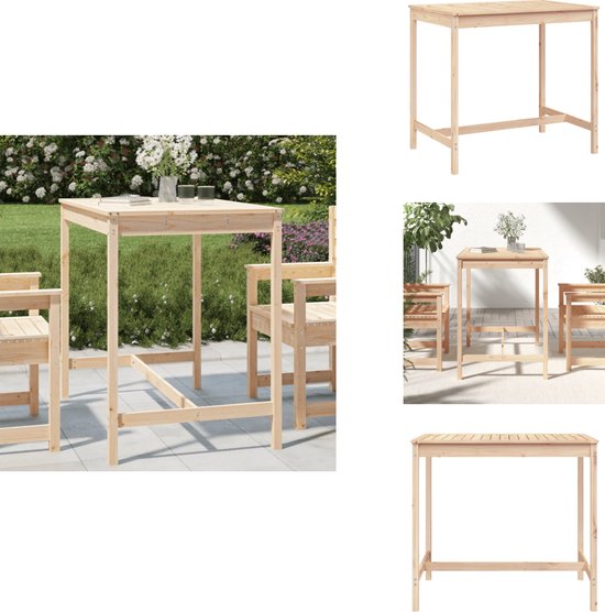 ShGaxin Tuintafel, PE-rotan en acaciahout, zwart, 55 x 55 x 36