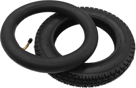 Chambre à Air Pour Trottinette électrique - Valve Coudée, Tailles 12x2.125 Et 2.35, Caoutchouc Robuste, Facile à Installer - 4