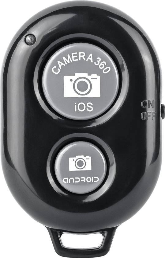 Bluetooth Remote Shutter Afstandsbediening voor Smartphone en Tablet, Android en iOS