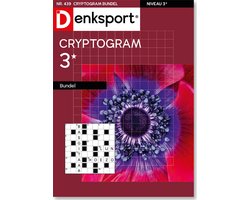 Denksport Puzzelboek Cryptogrammen 3* bundel, editie 439