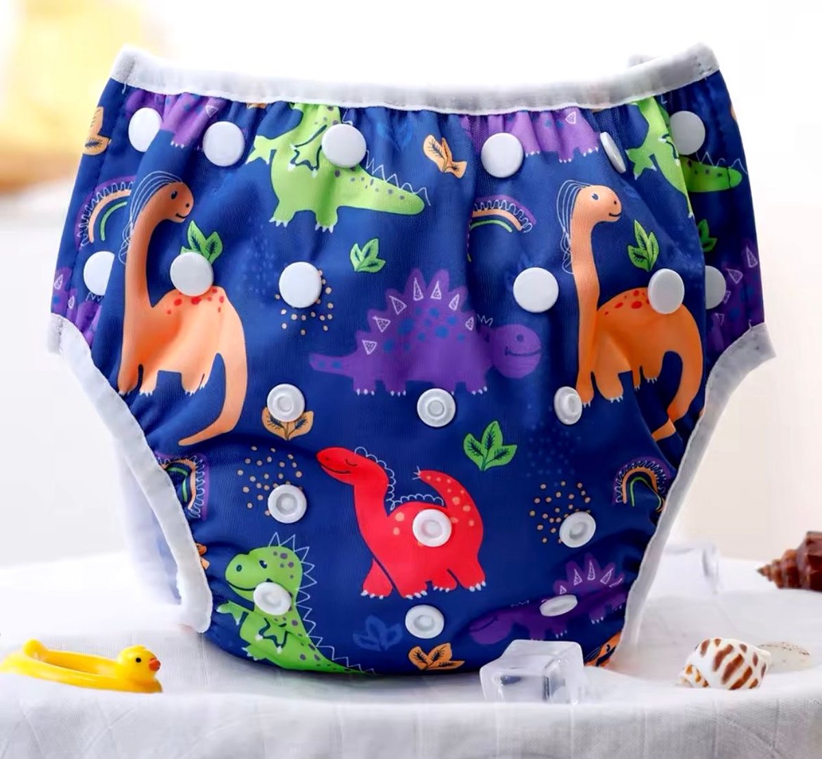 Goedkoopste Akyol - Zwemluiers baby - 0 tot 3 jaar - herbruikbare zwemluiers - Dinosaurus luier - zwemkleding baby's - zwemmen - zwembroekje baby's - zwemkleding voor baby's - zwemluier