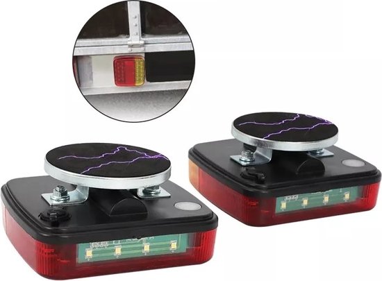 Draadloze verlichtingsset dynamisch 7P - magneten - LED Draadloze verlichtingsset dynamisch 7P - magneten - LED