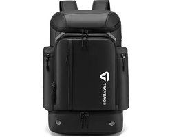 TRAVBAG® PIONEER - Rugtas - Rugzak - School Tas - 50 Liter - Thermo vak - Koel vak - Meerdere kleuren - Backpack Reistas - Draagcomfort - Functioneel - Anti diefstal - Laptop - 17 inch - Waterafstotend - USB Oplaadpoort - Schoenen vak