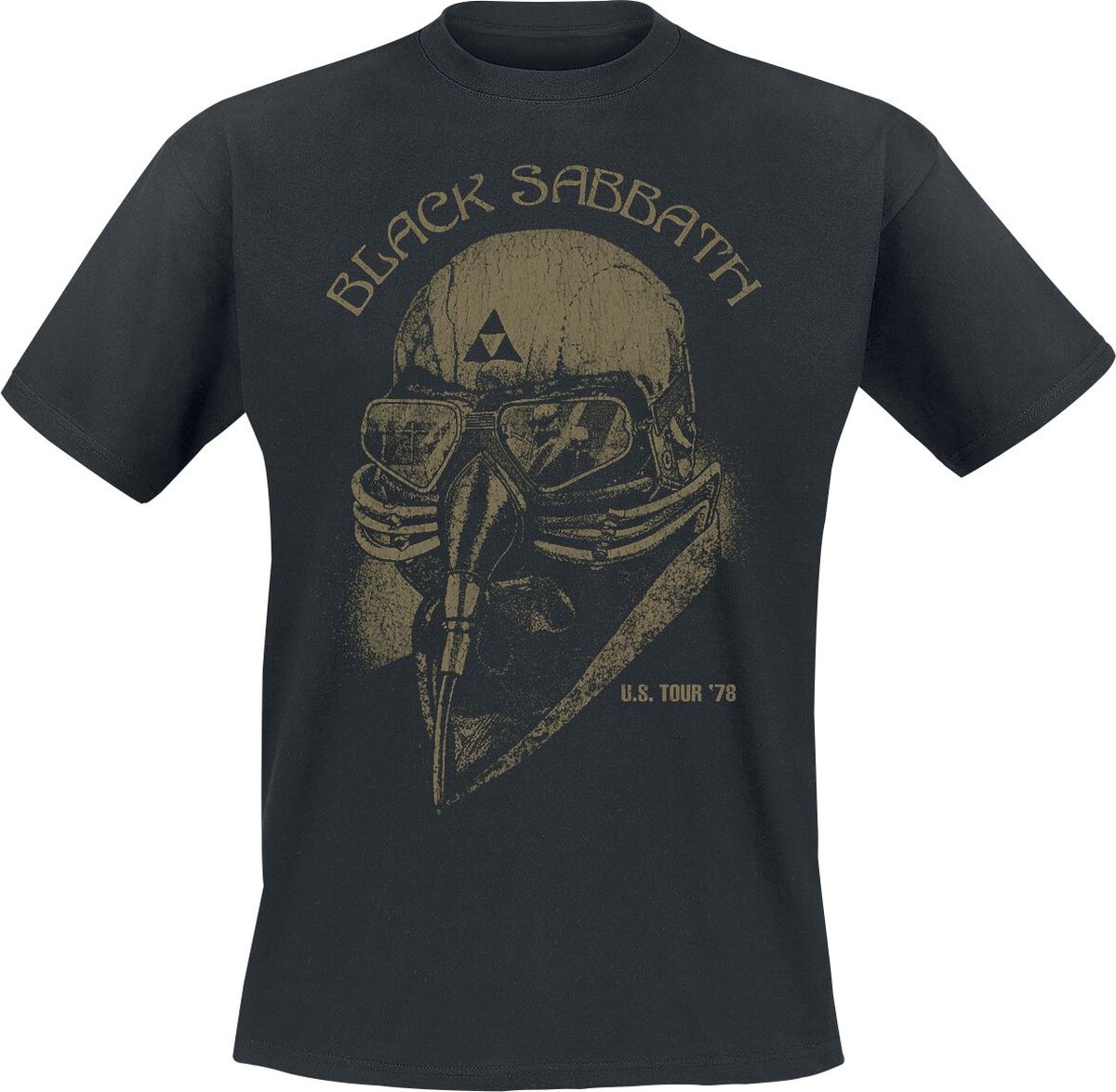 Black Sabbath U.S. Tour '78 Heren T-shirt - zwart - 4XL